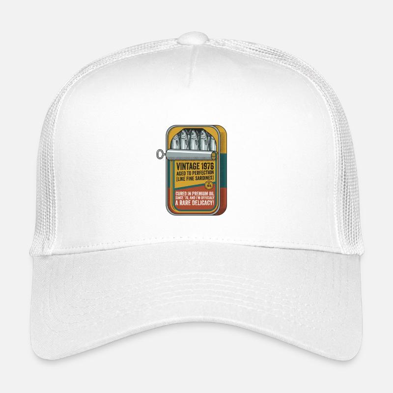 Vintage 1976 Sardinen Retro Kinder Trucker-Cap