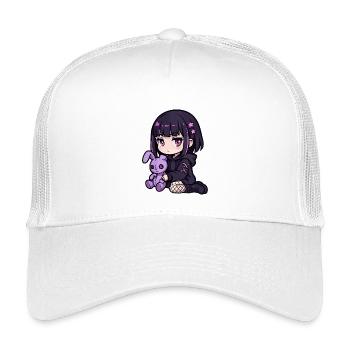 Goth Bunny Horror Rabbit Gothic Creepy Creepy - Kids’ Trucker Cap - white - Front