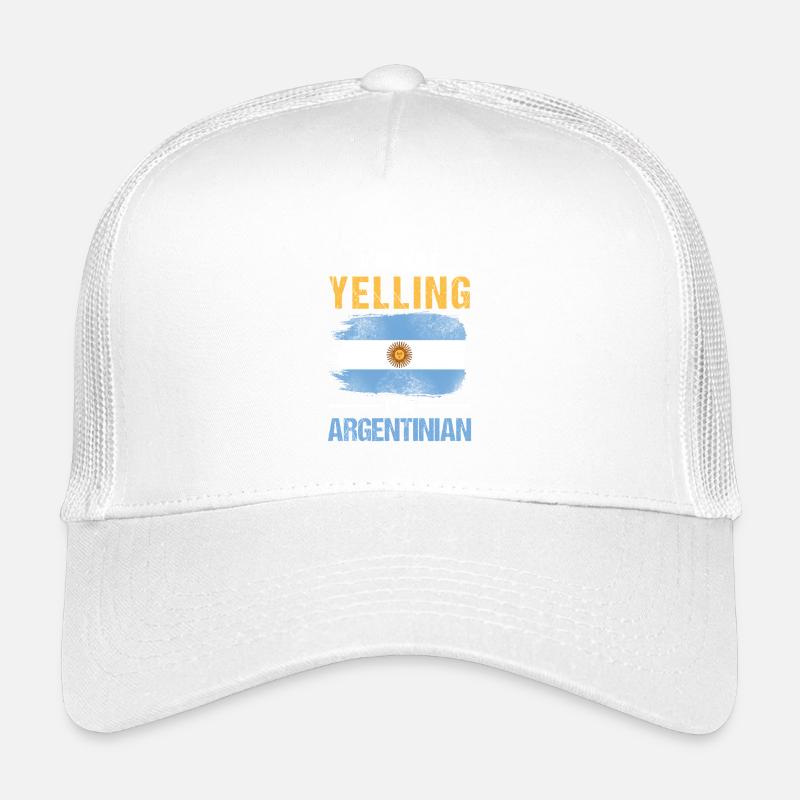 Je ne crie pas, je suis la Fédération du drapeau argentin Casquette trucker enfant