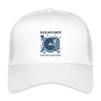 Vue du compte volé par l’État - Casquette trucker enfant - blanc - Devant