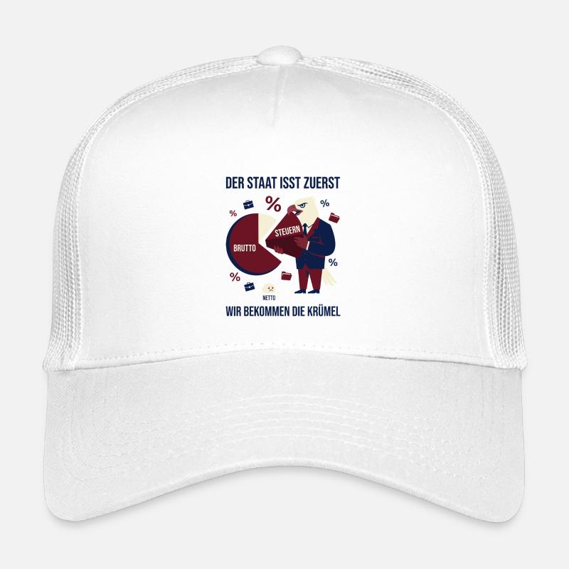 L’État mange en premier Casquette trucker enfant