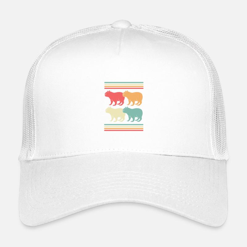 Capibara Capybara - Casquette trucker enfant - blanc
