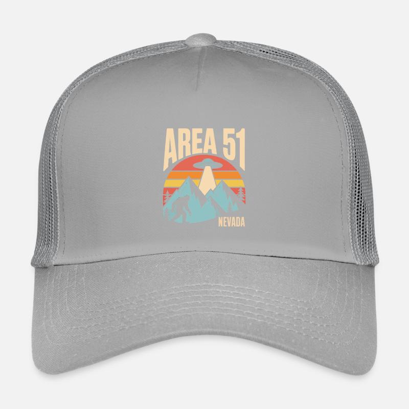 Area 51 Nevada UFO Rétro Design Casquette trucker enfant