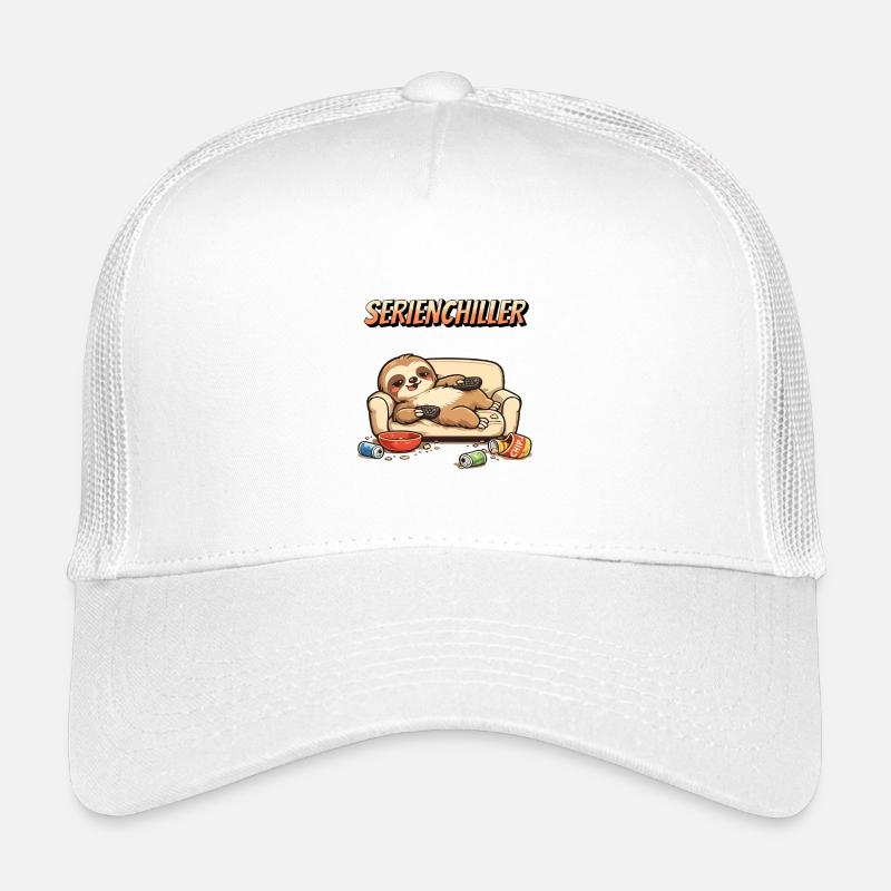 Sloth Series Chiller Pun Saying Kids’ Trucker Cap