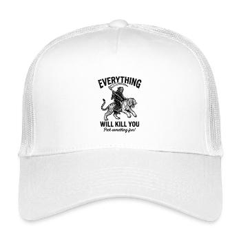 Chemise motivante pour les fans de Risk - Casquette trucker enfant - blanc - Devant