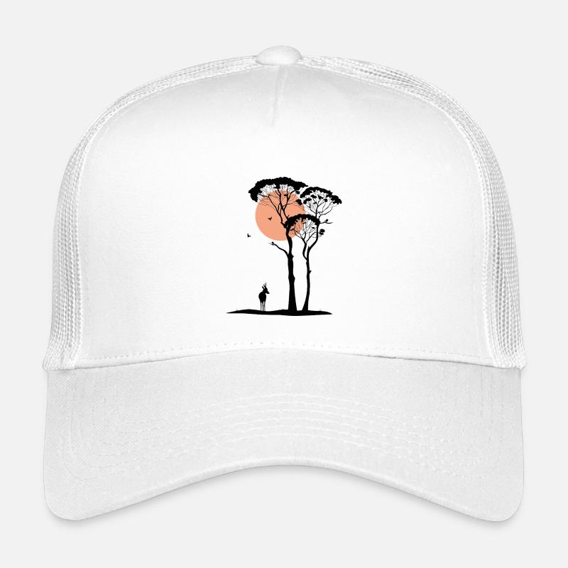 Sunny Savanne - Kinder Trucker-Cap - Weiß
