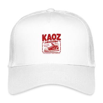 KAOZ Originals Rioting Streetwear Sneaker - Kids’ Trucker Cap - white - Front