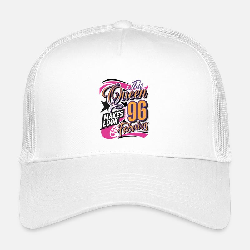 96th Birthday Queen Kids’ Trucker Cap