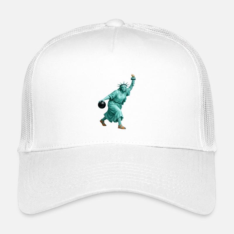 Bowling de la Statue de la Liberté Casquette trucker enfant