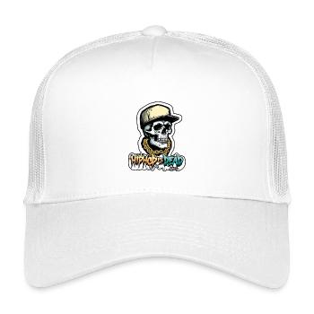 Le hip-hop est un crâne mort - Casquette trucker enfant - blanc - Devant