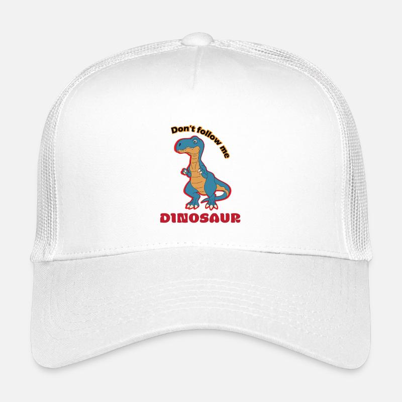 Ne suivez pas Dino Spruch Casquette trucker enfant