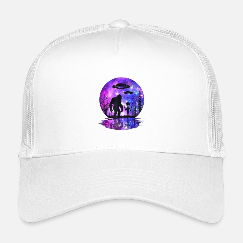 Alien Bigfoot UFO Sasquatch Believers Raumschiff Kinder Trucker-Cap