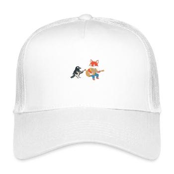 Fox Guitar Crow - Casquette trucker enfant - blanc - Devant