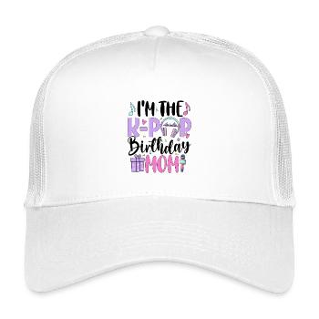 I'm The K Pop Birthday Mom - Kids’ Trucker Cap - white - Front