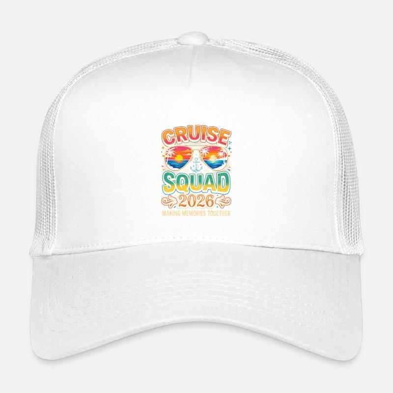 Cruise Squad 2026 Sunset Kids’ Trucker Cap