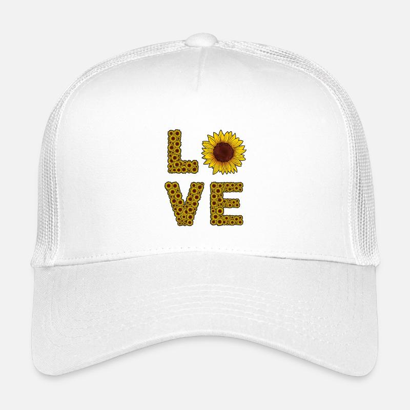 Sonnenblumen-Liebesbriefe Sommer Kinder Trucker-Cap