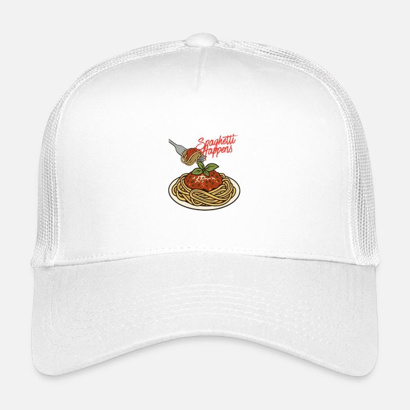 Spaghetti happens - Kinder Trucker-Cap - Weiß