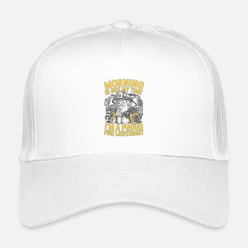 Le lieutenant de pompiers Morning n’est pas mon officier de secours Casquette trucker enfant