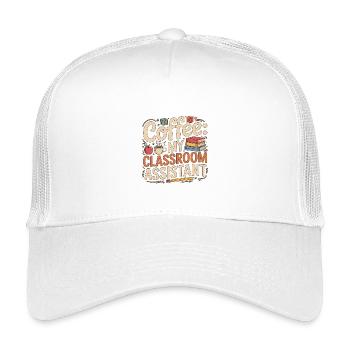 Elementary Teacher Coffee My Classroom Educator - Kids’ Trucker Cap - white - Front
