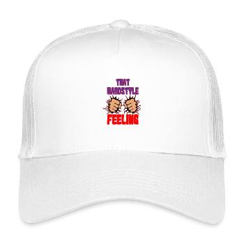 Dieses Hardstyle-Gefühl - Kinder Trucker-Cap - Weiß - Vorne