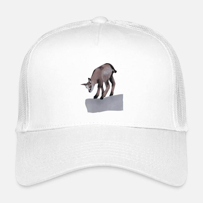 Chamois sur le rocher Casquette trucker enfant