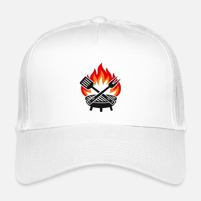 Flammen-Grill-Sommerabend Kinder Trucker-Cap