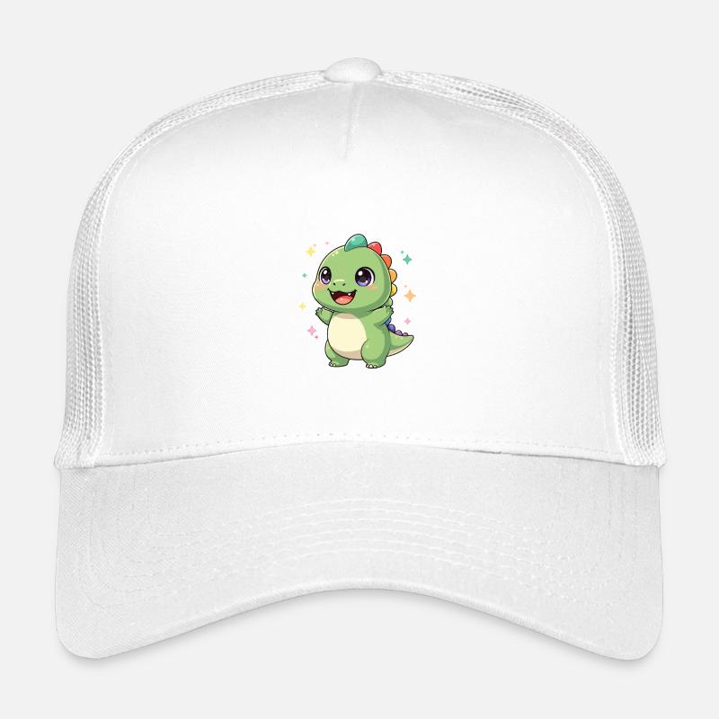 Fröhlicher Dino Sternenzauber Kinder Trucker-Cap