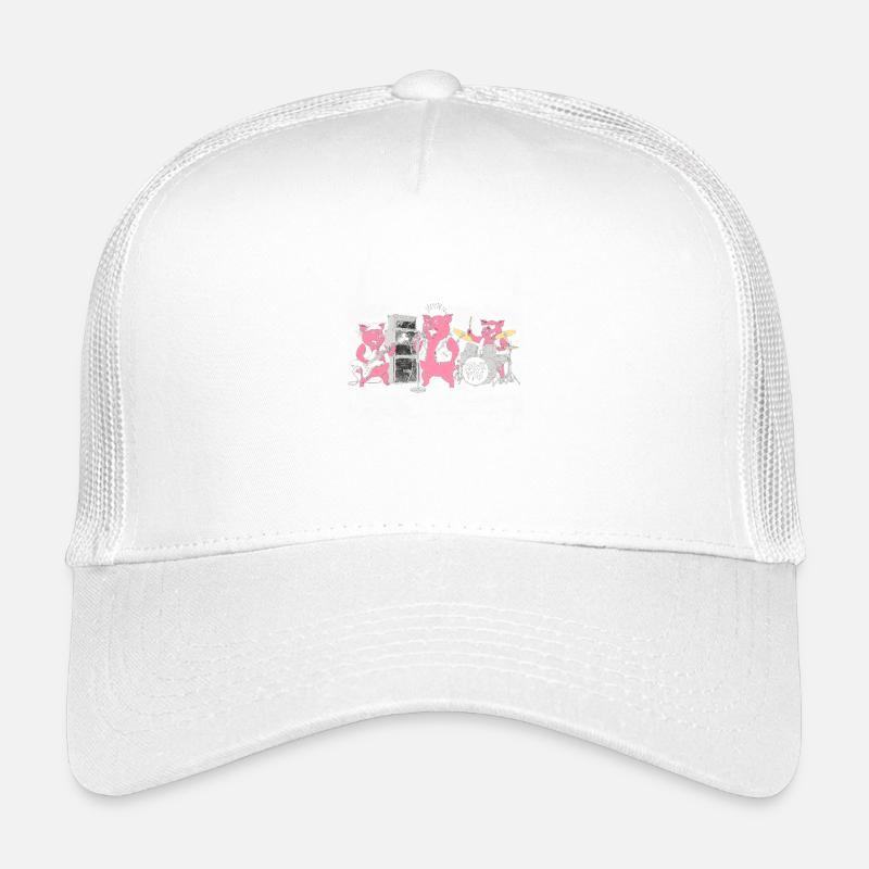 Rawk Pigs Rockband Kinder Trucker-Cap