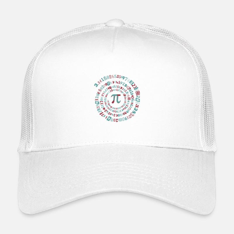 Pi - Mathematik - Kinder Trucker-Cap - Weiß