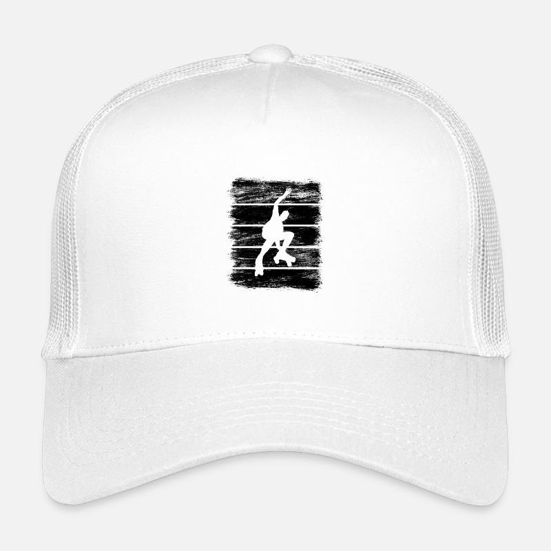 Roller Skater Drawing Kids’ Trucker Cap
