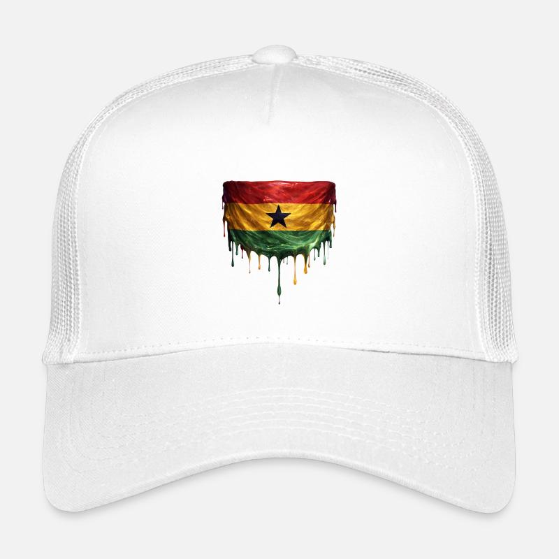 Art des drapeaux du Ghana Casquette trucker enfant