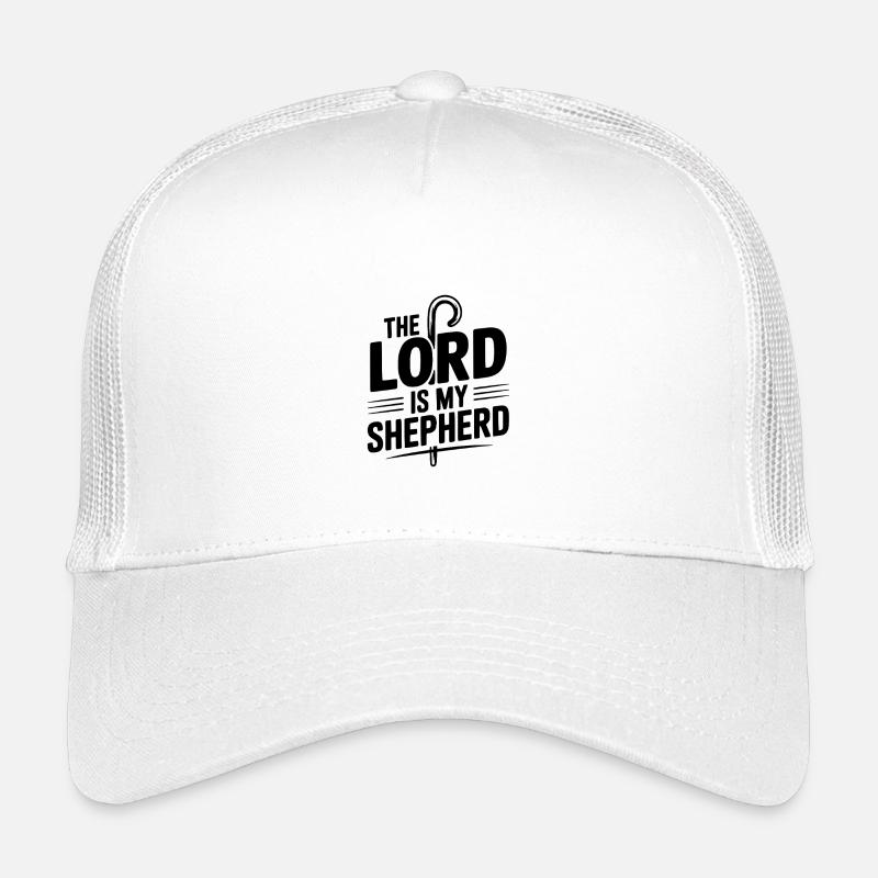 Der Herr ist mein Hirte - Kinder Trucker-Cap - Weiß