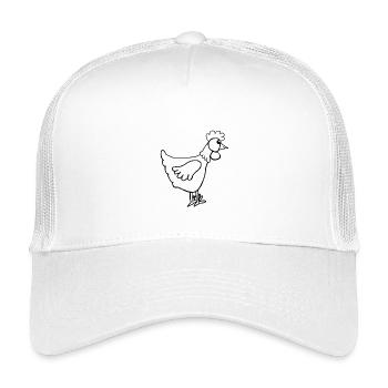 Hen Chicken Chickens - Kids’ Trucker Cap - white - Front