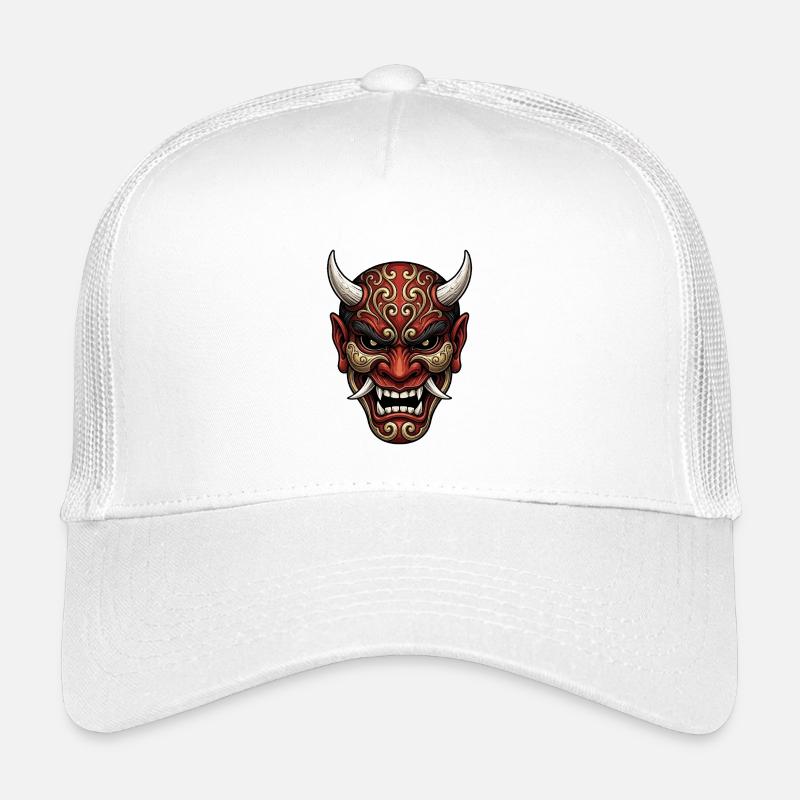 Hannya-Oni-Dämon Kinder Trucker-Cap