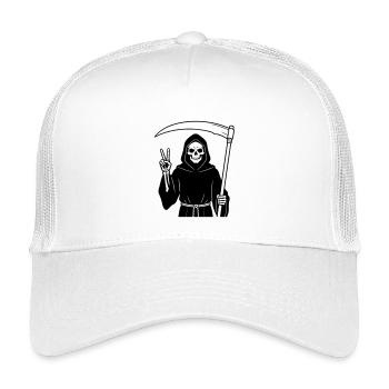 La Faucheuse envoie un signal de paix - Casquette trucker enfant - blanc - Devant