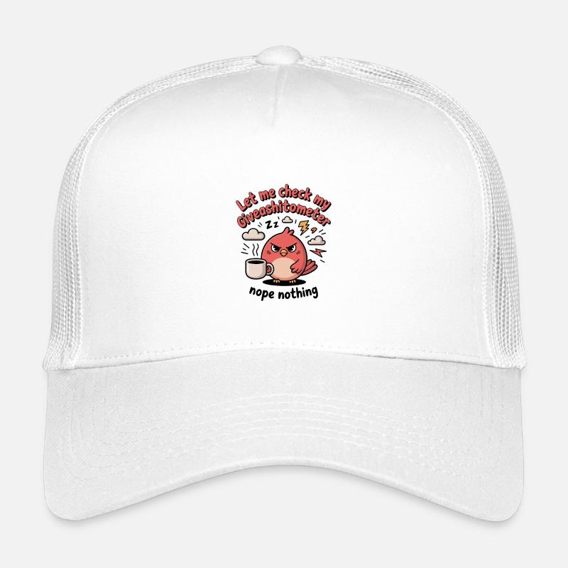 Let Me Check My Giveashitometer Nope Nothing Kids’ Trucker Cap