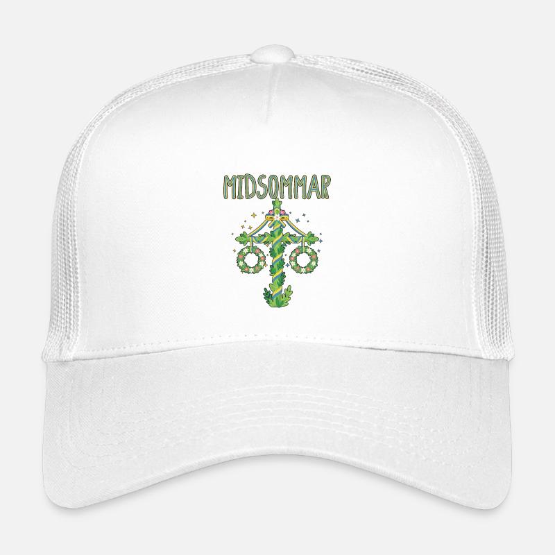 Litha Pagan Solstice d’été Midsommar Casquette trucker enfant