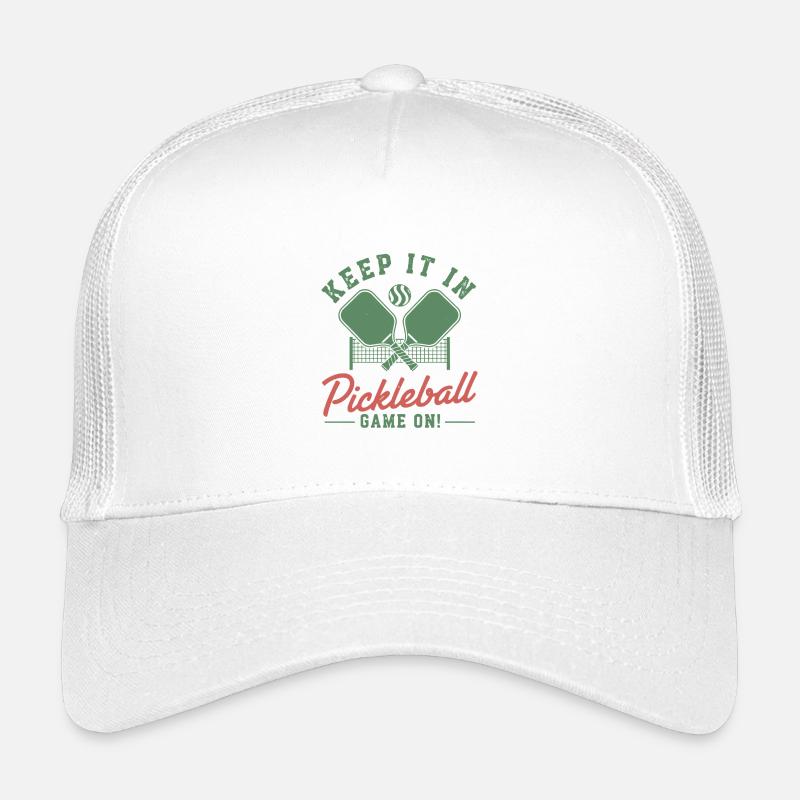 Pickleball Keep It In Game On funny player pickle Kinder Trucker-Cap