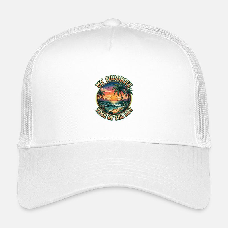 Lieblingszeit am Strand Kinder Trucker-Cap