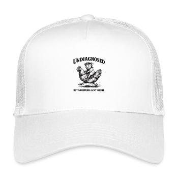 Not diagnosed, but something is wrong - Kids’ Trucker Cap - white - Front