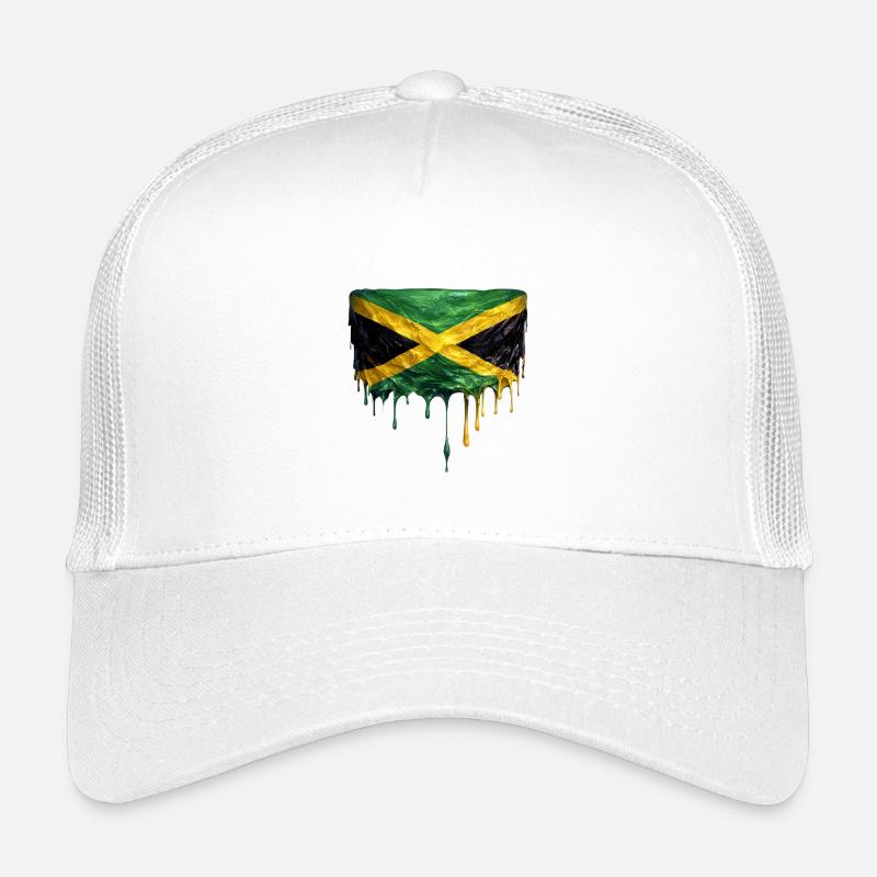Impression en goutte de larme du drapeau de la Jamaïque Casquette trucker enfant