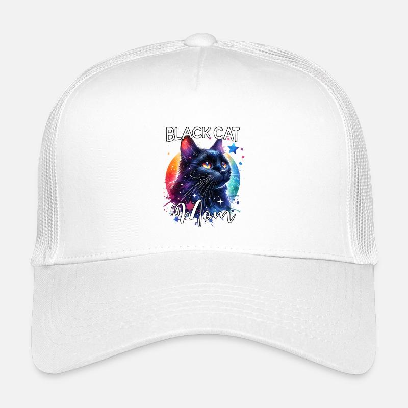 Black Cat Mom Kids’ Trucker Cap