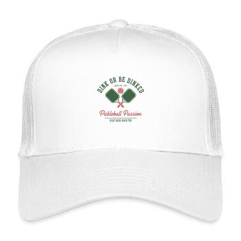 Pickleball Player Dink Or Be Dinked Pickle Ball - Kids’ Trucker Cap - white - Front