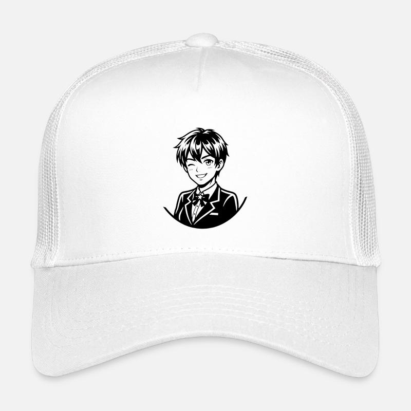 Uniforme scolaire de personnage d’anime Laughing Casquette trucker enfant