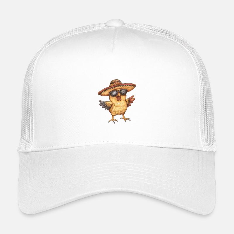 Chicken Comic Funny Sombrero Kids’ Trucker Cap