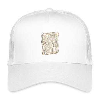 Designer Educator Design Mistakes Are Art Educator - Kids’ Trucker Cap - white - Front