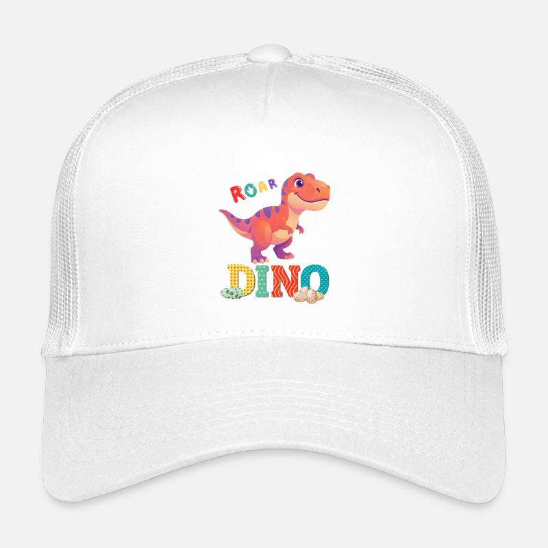 DINO - Kids’ Trucker Cap - white