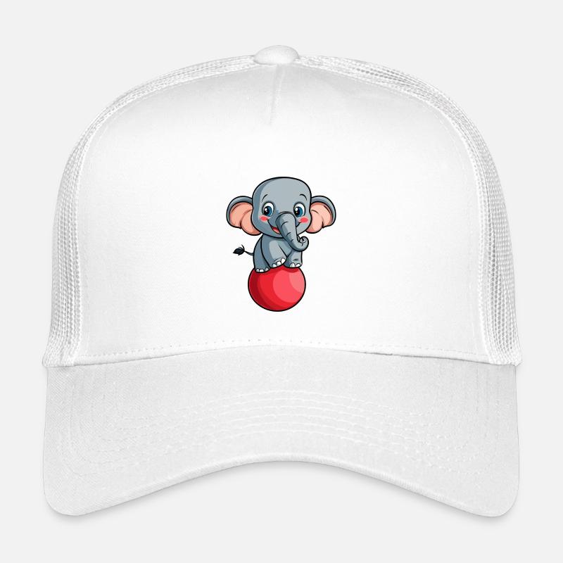 Elefant mit Ball Kinder Trucker-Cap
