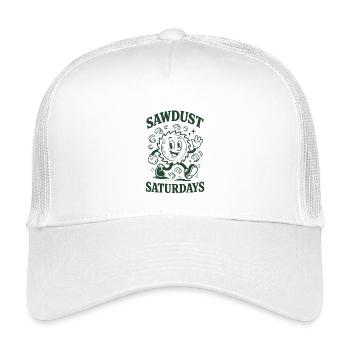 De la sciure le samedi | Travail du bois bricolage - Casquette trucker enfant - blanc - Devant