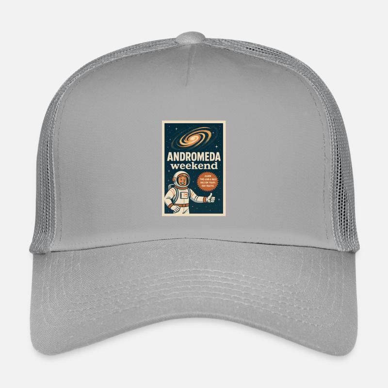 Week-end d’Andromède | Humour spatial rétro Casquette trucker enfant